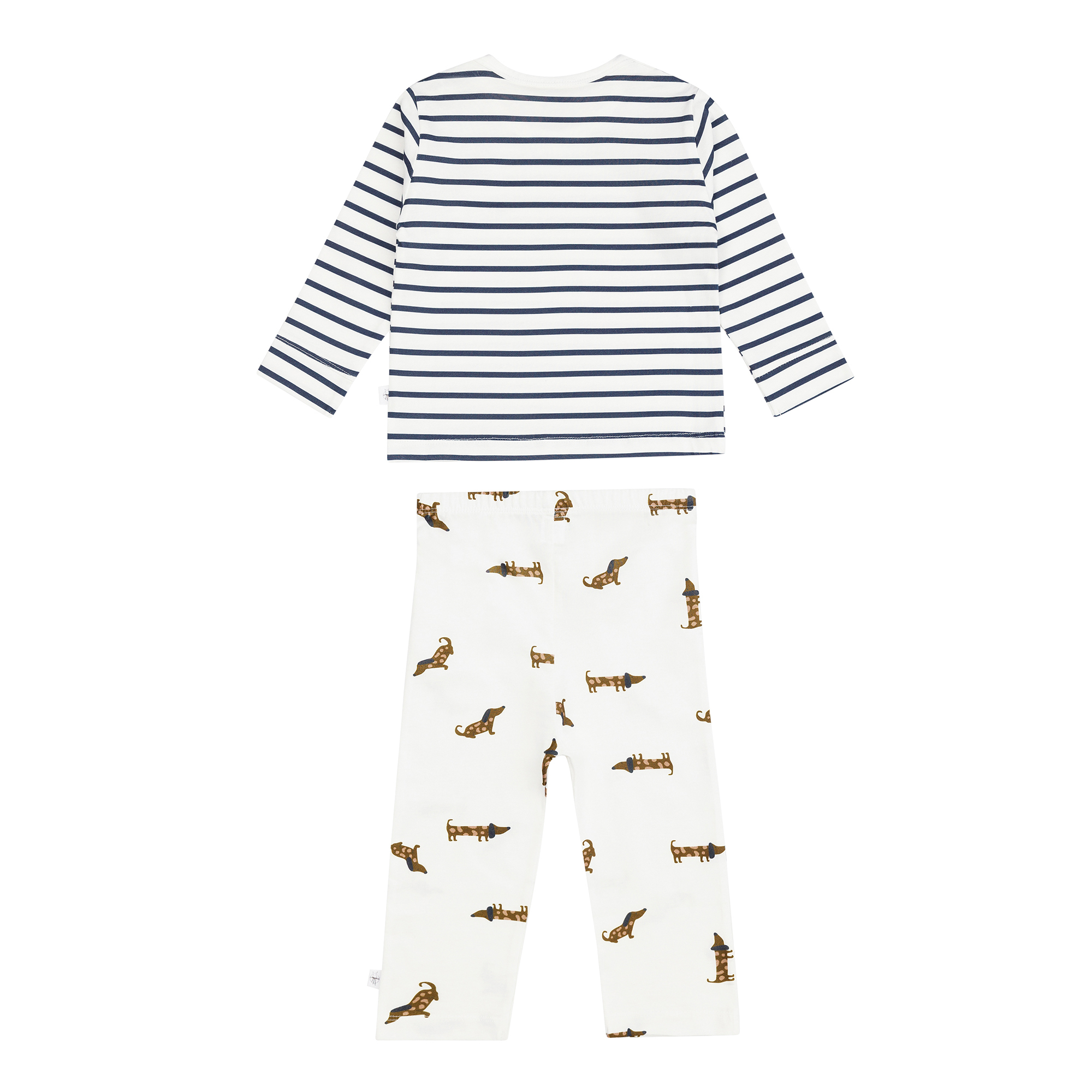 Kinder Pyjama lang - Bio Baumwolle, Hund Milky