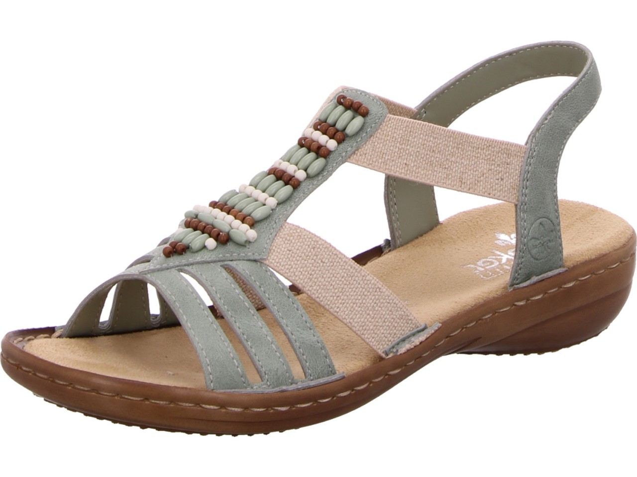 RIEKER Klassische Sandalen grün