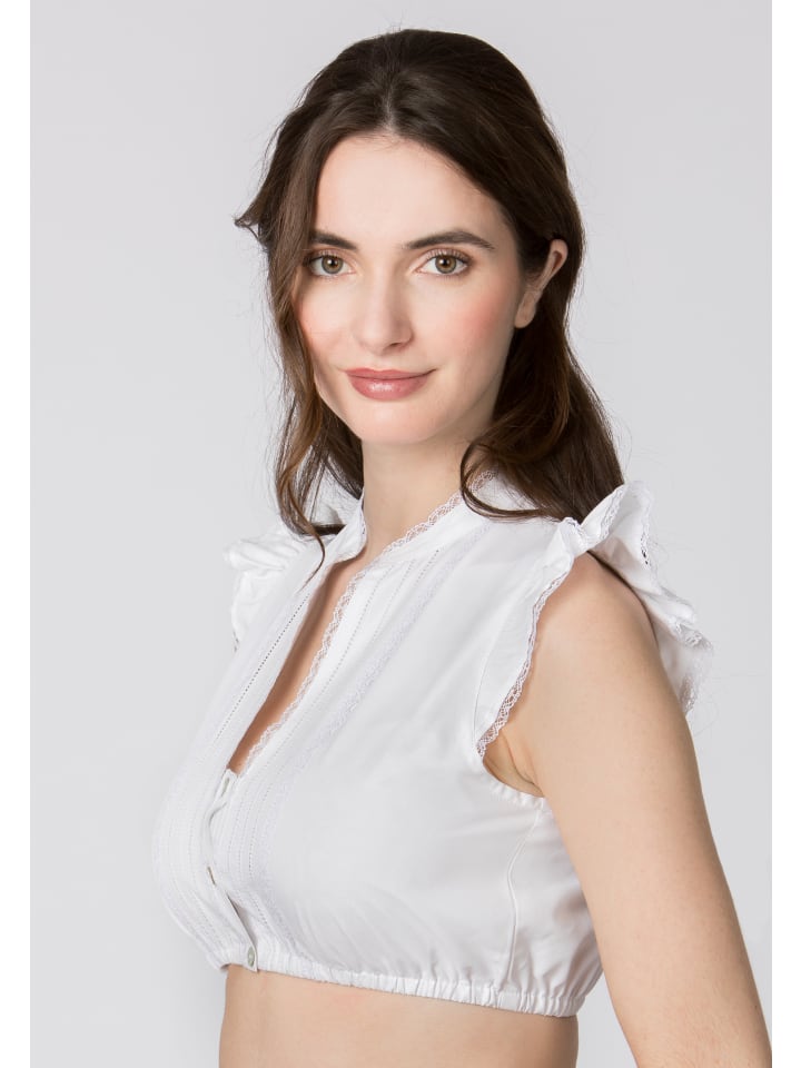 Stockerpoint Stockerpoint Dirndlbluse Satine in weiss günstig kaufen