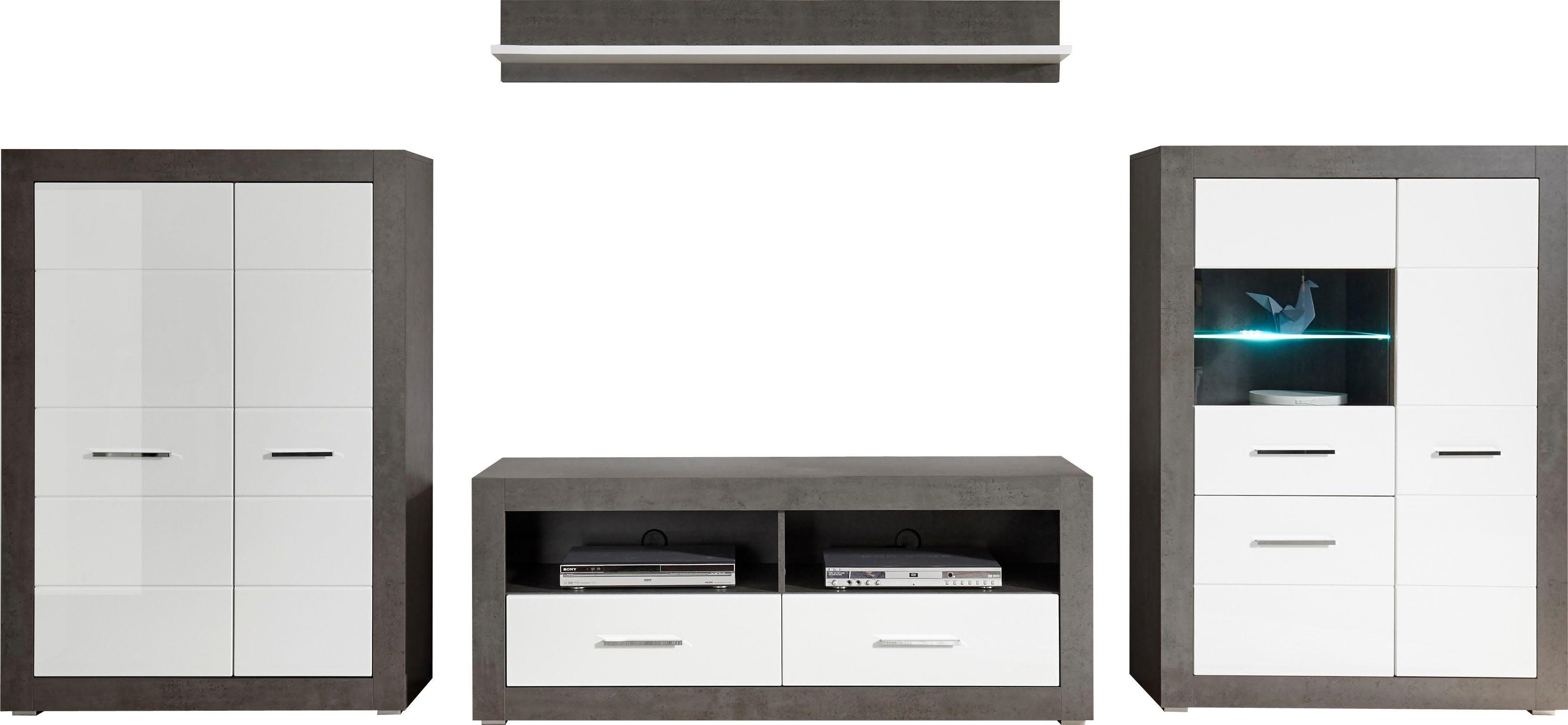 INOSIGN Wohnwand Etero, (Set, 4-St)