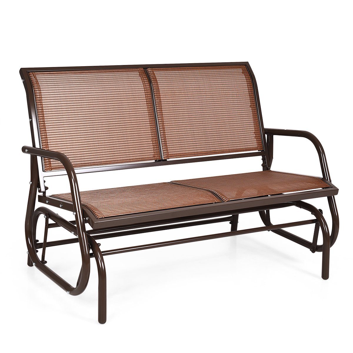 COSTWAY Schaukelstuhl, bis 180kg, 123x71x87cm, für Outdoor