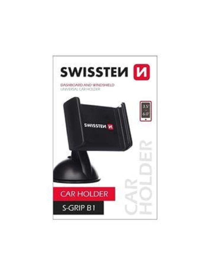 Swissten Premium Universal Fensterhalter mit 360° Rotation für Smartphones in schwarz günstig kaufen 20 cm