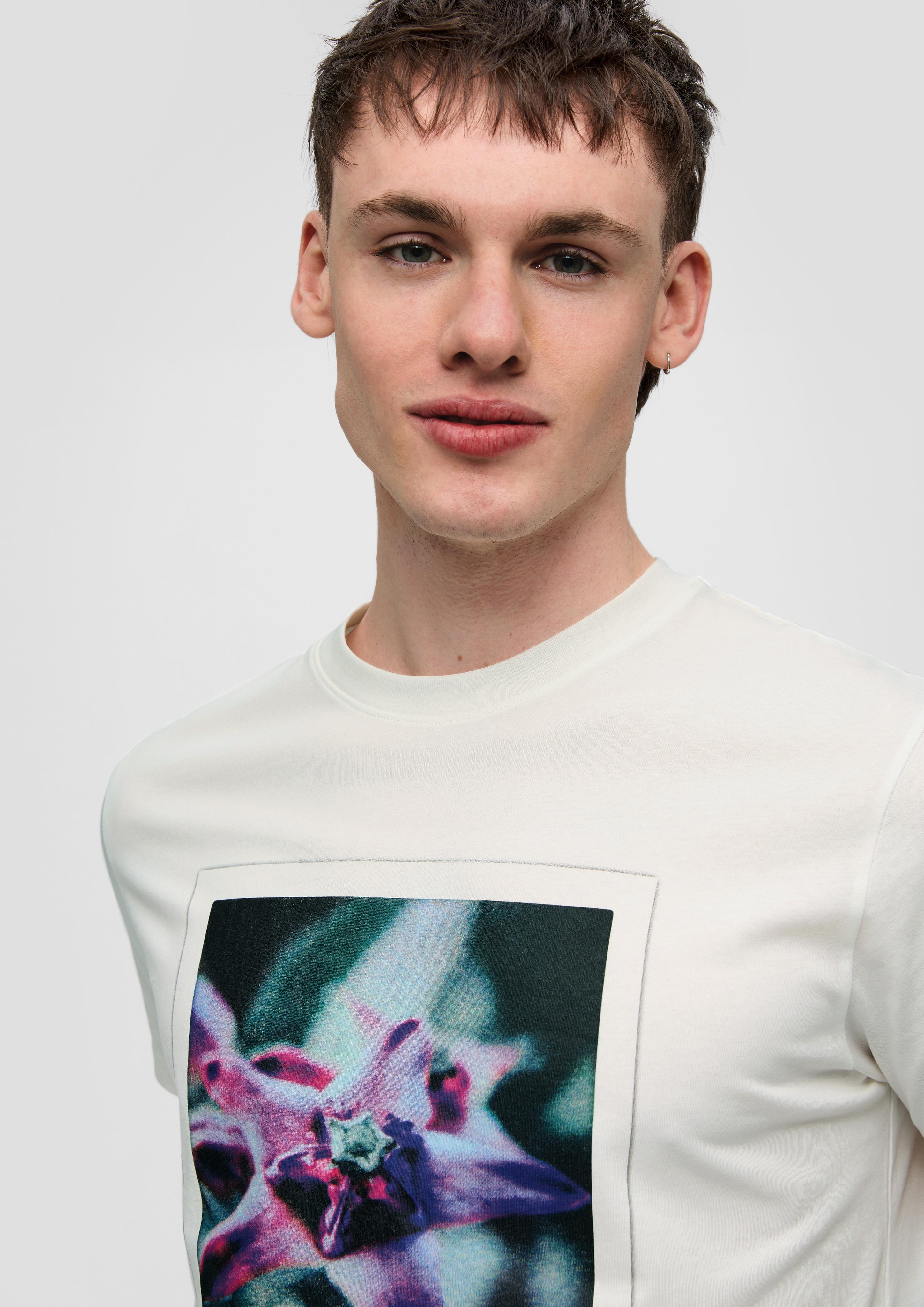 T-Shirt mit Frontprint  2143192-01D0