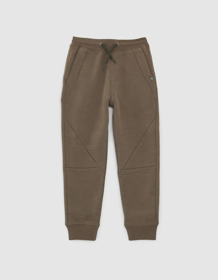 Jogging kaki avec découpes garçon
