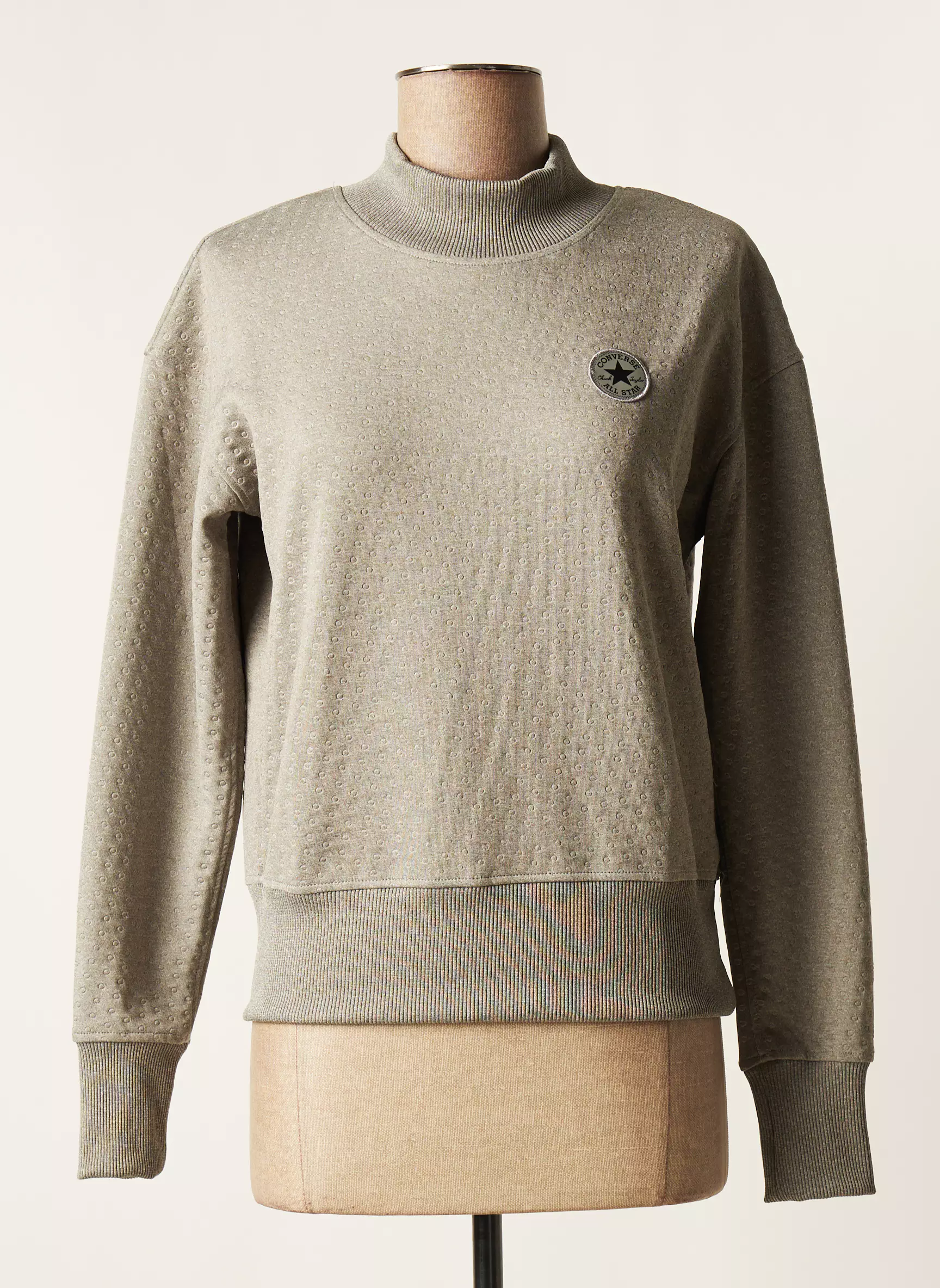 Converse Sweats Femme couleur gris