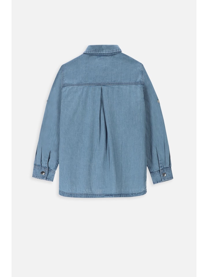 Coccodrillo Jeanshemd mit langen Ärmeln  in blau günstig kaufen