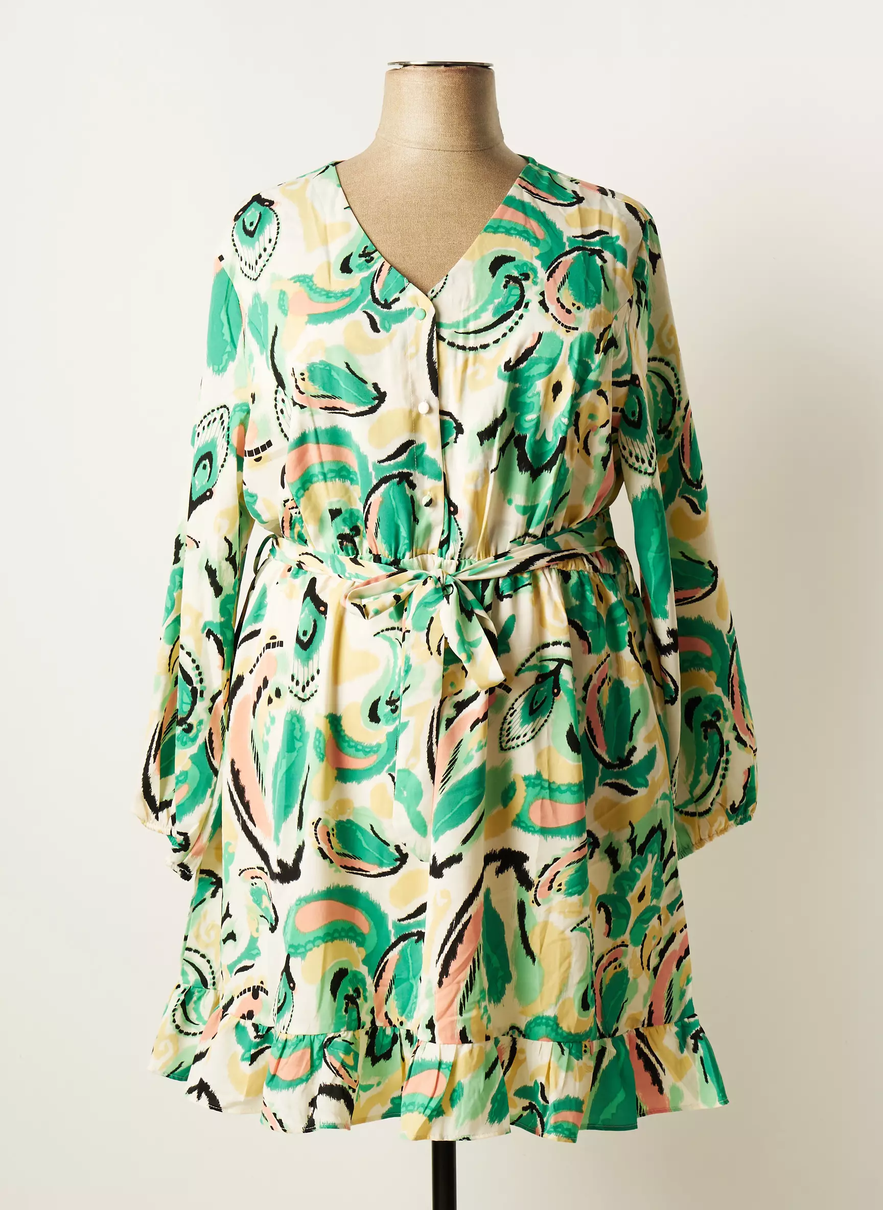 Pomme Rouge Robes Mi Longues Femme couleur vert