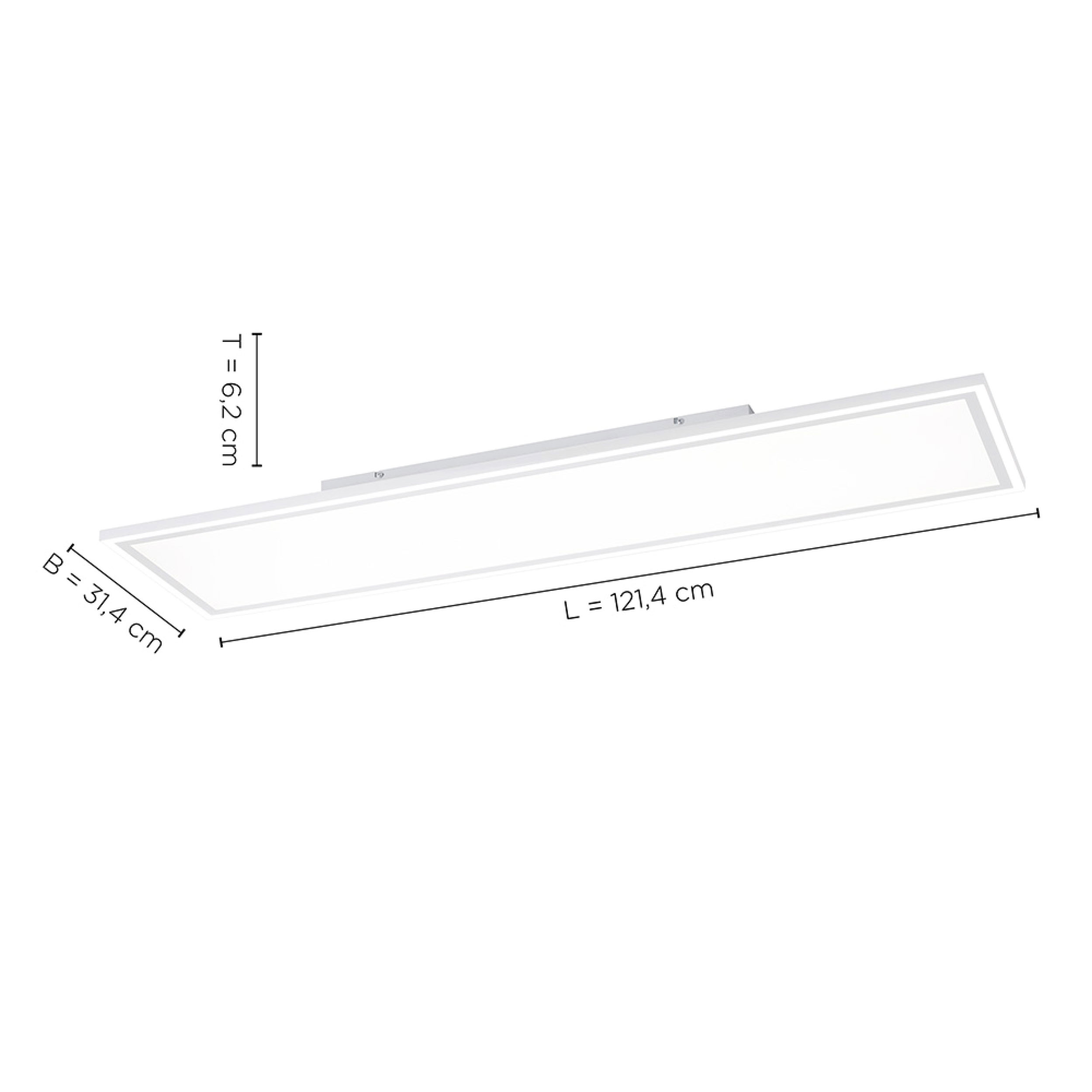 JUST LIGHT.LED-Deckenleuchte 2flg