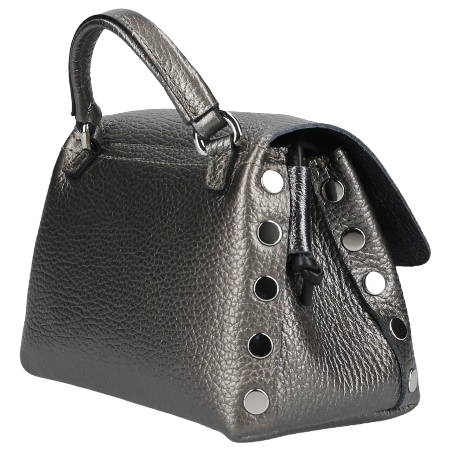 Zanellato - Handtasche POSTINA Kalbsleder - grau