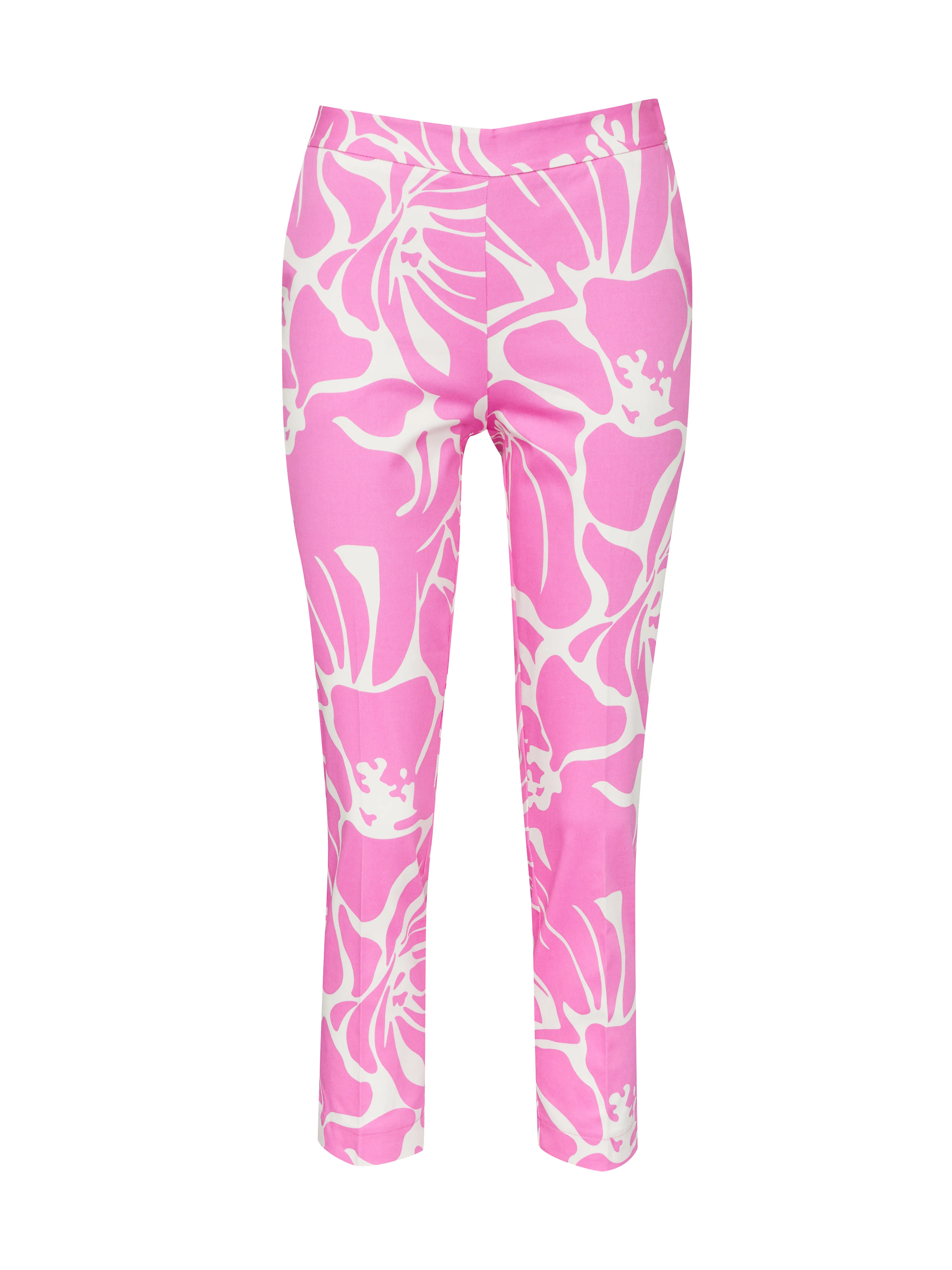Rosa und weiß gemusterte Damenhose ORSAY
