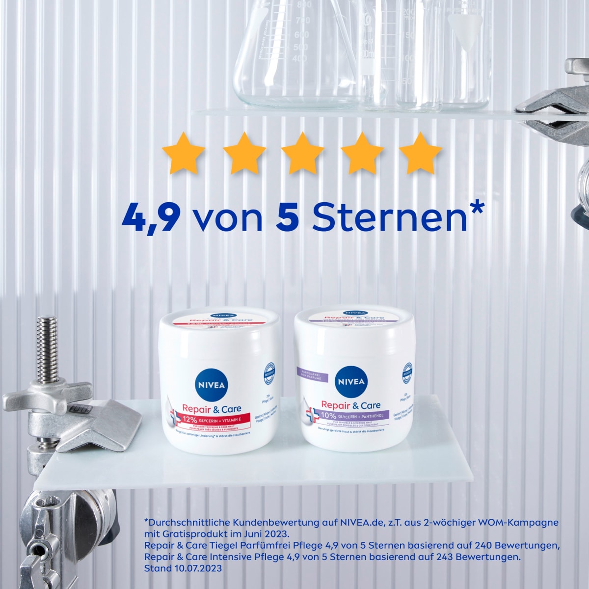 Pflegecreme Repair & Care Sensitive, 400 ml