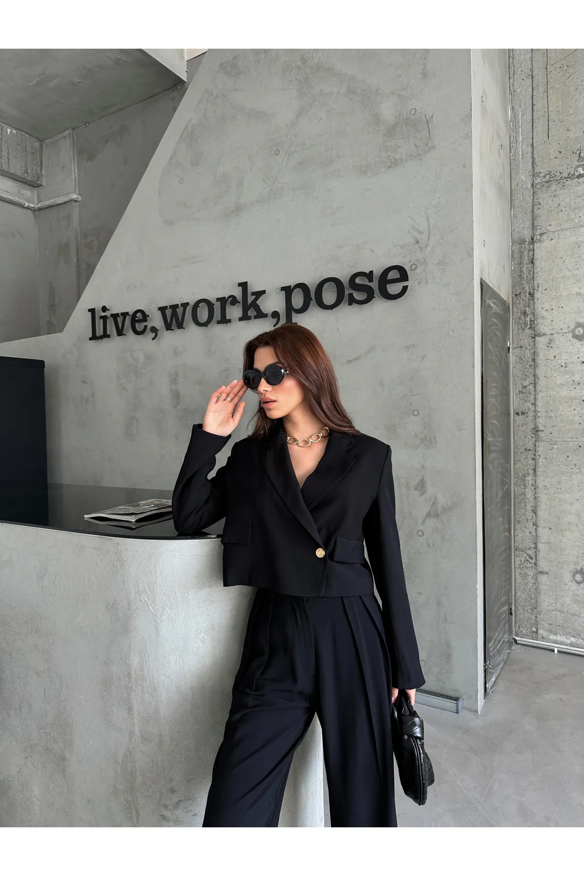 Laluvia  Zweiteiler - Schwarz - Regular Fit