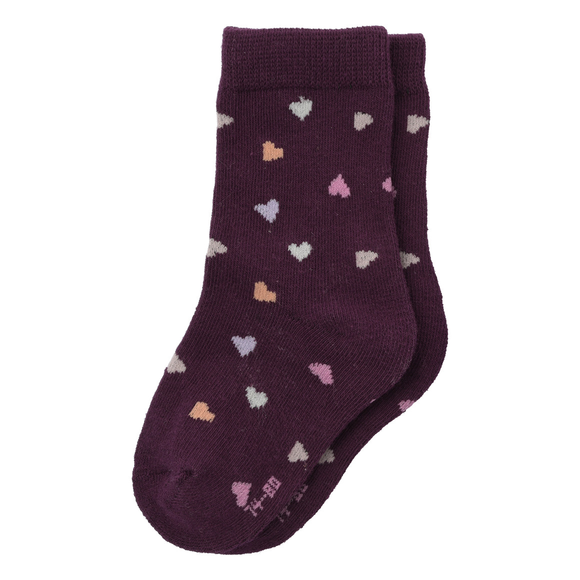 3 Paar Baby Socken mit Herzchen-Motiven
