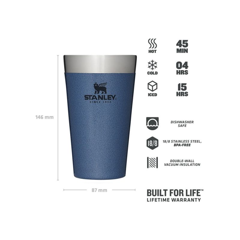 Stanley Adventure Stacking Beer Pint 16oz\/470ml Hammertone Lake