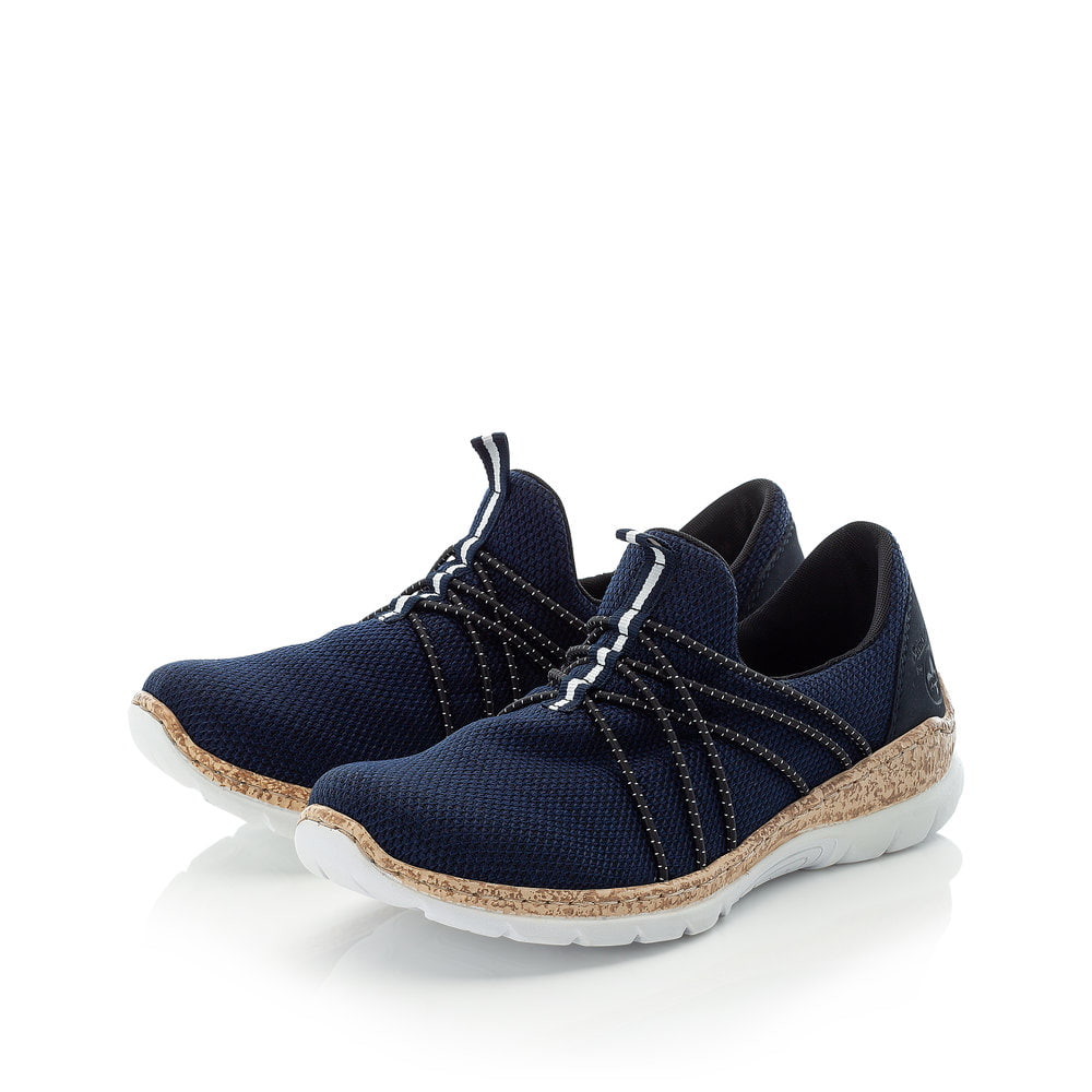 Rieker Damen Slipper marineblau