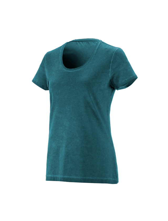 e.s. T-Shirt vintage cotton stretch, Damen