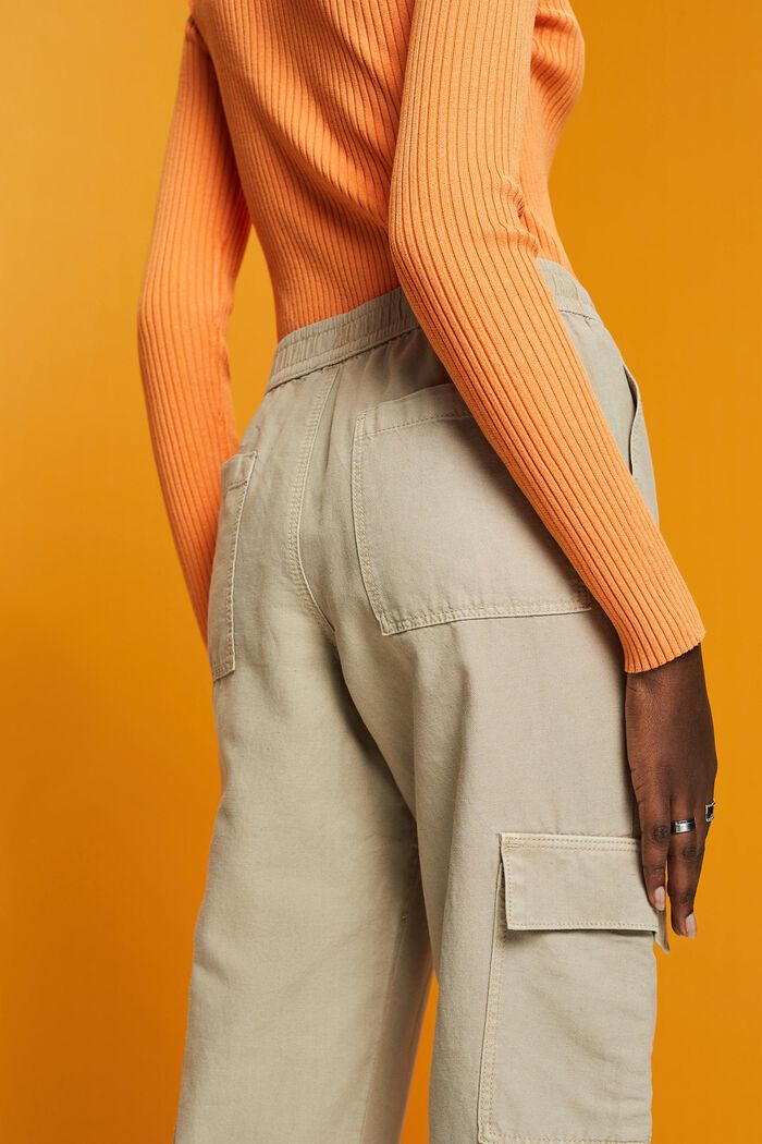 Cargohose aus Materialmix mit TENCEL™
