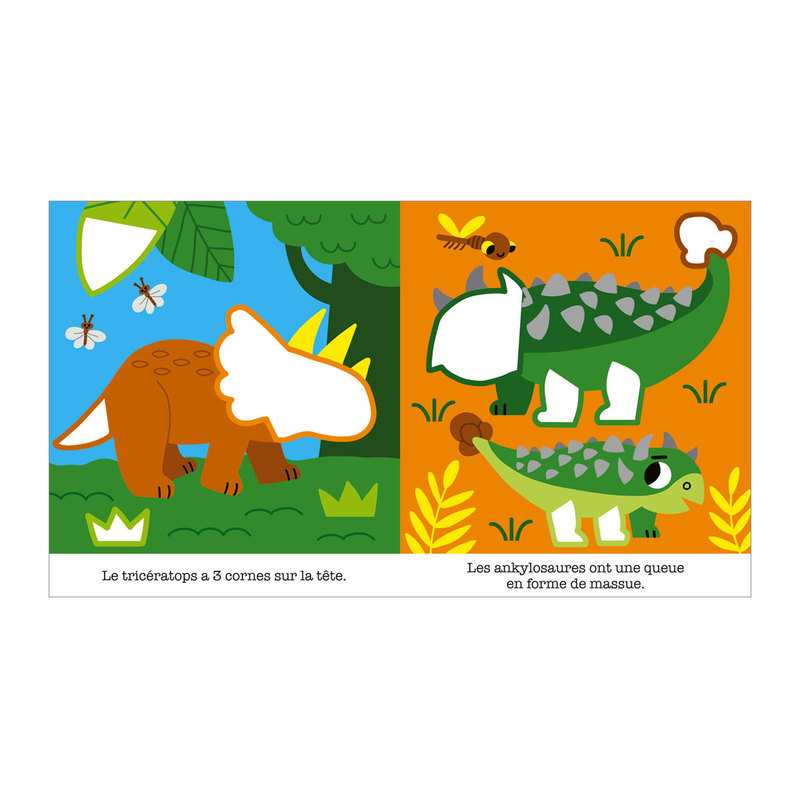 Livre Les autocollants, les dinosaures - Lito
