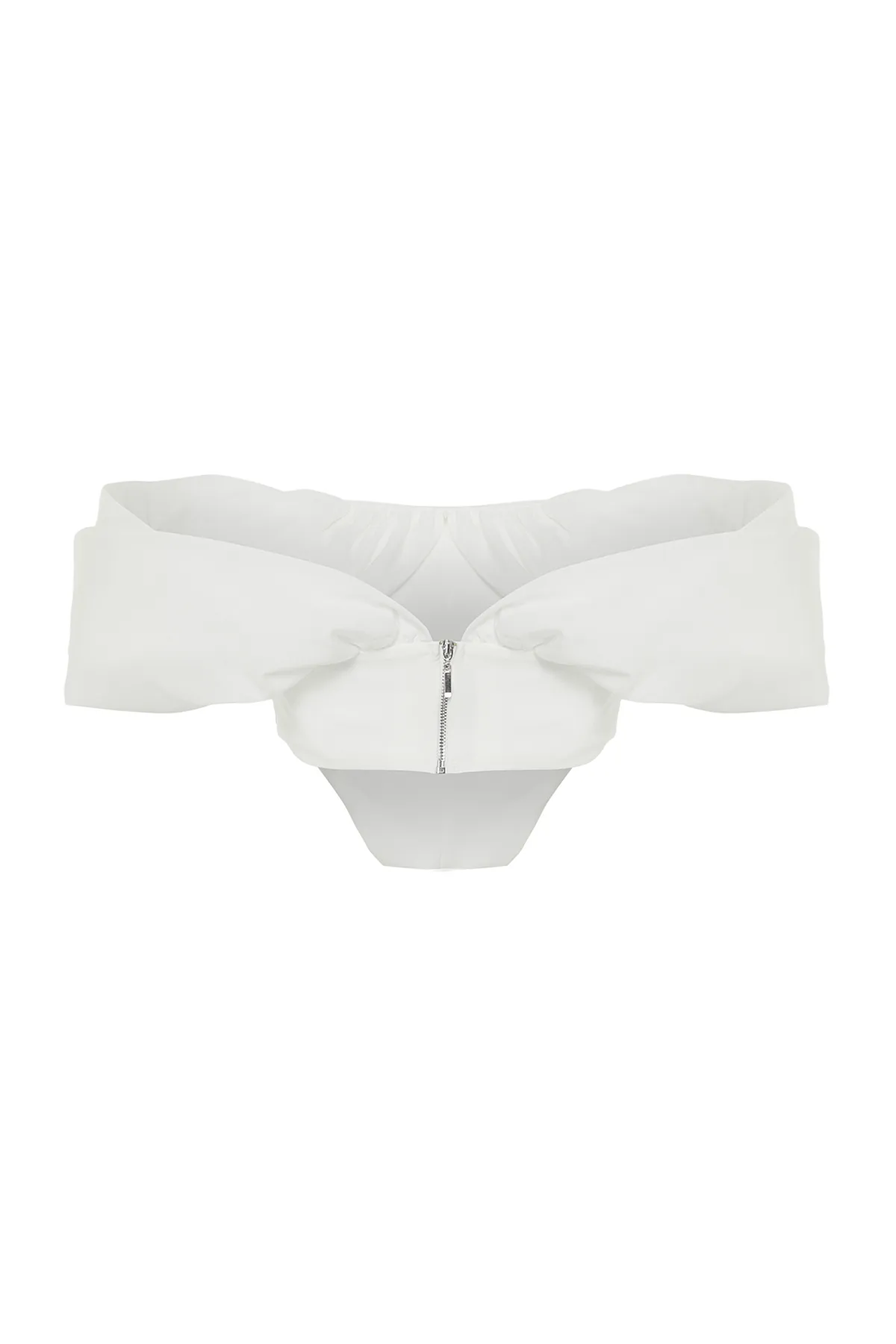 Trendyol Collection  Ecru Carmen-Kragen-Bügel-Bustier TPRSS23BS00121