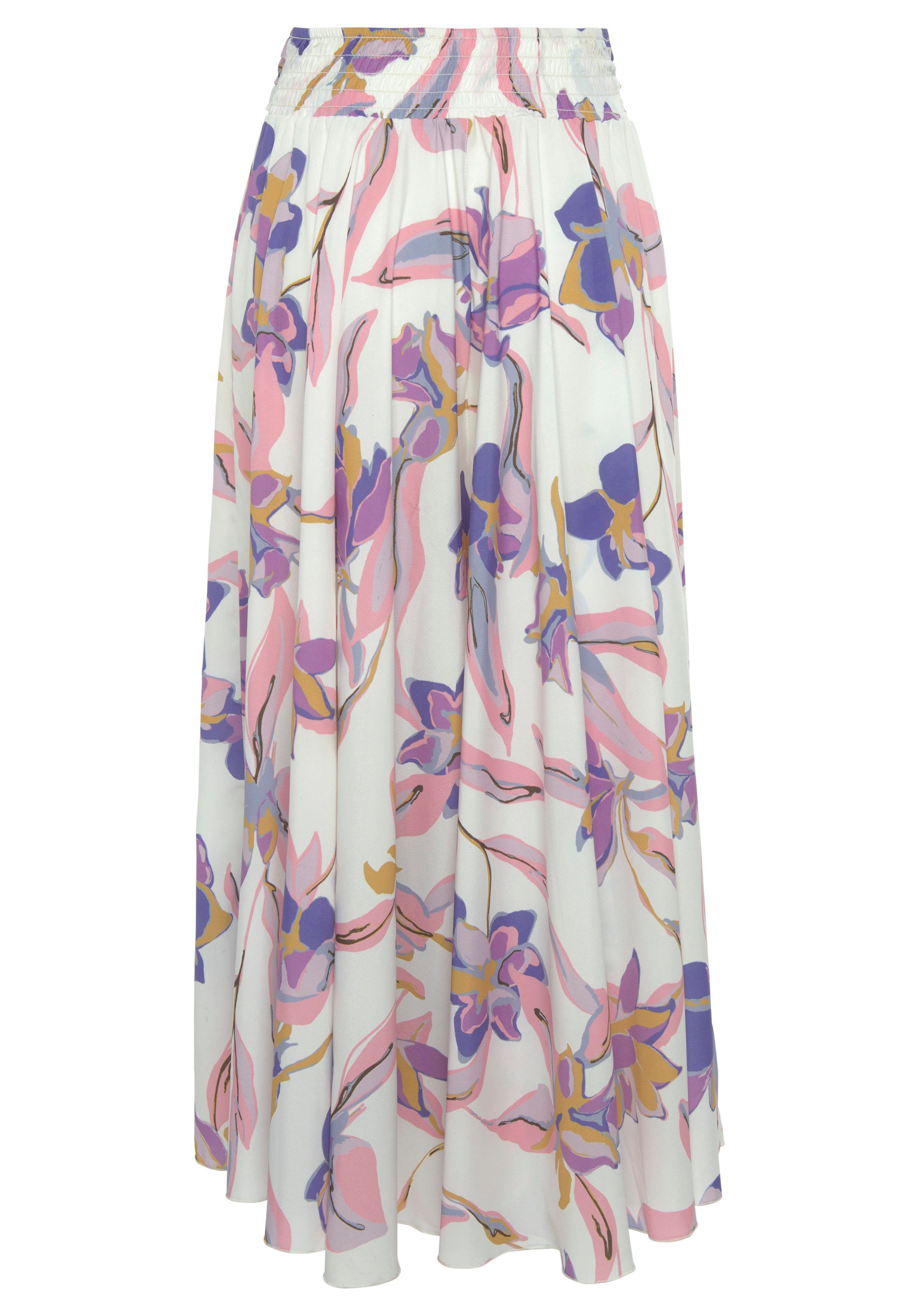 LASCANA Hosenrock mit floralem Alloverdruck