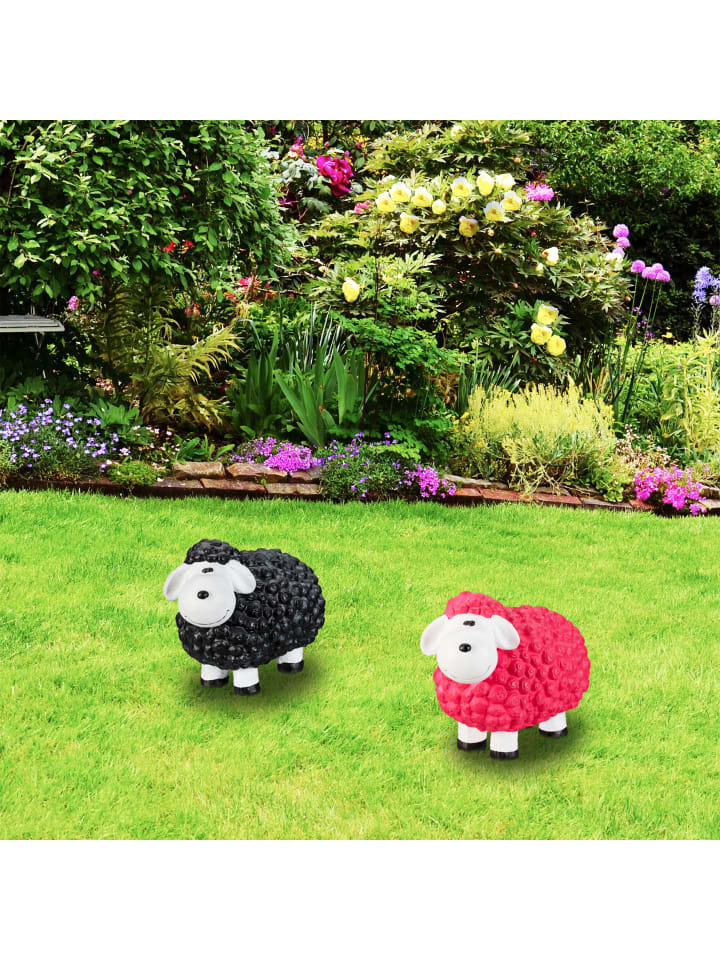 relaxdays Gartenfigur Schaf in Schwarz günstig kaufen onesize