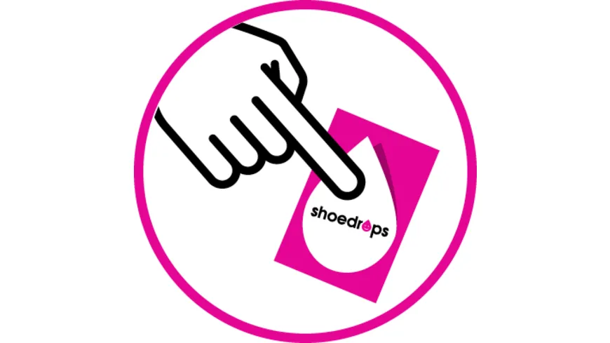 Shoedrops Fersenkappenschutz schwarz