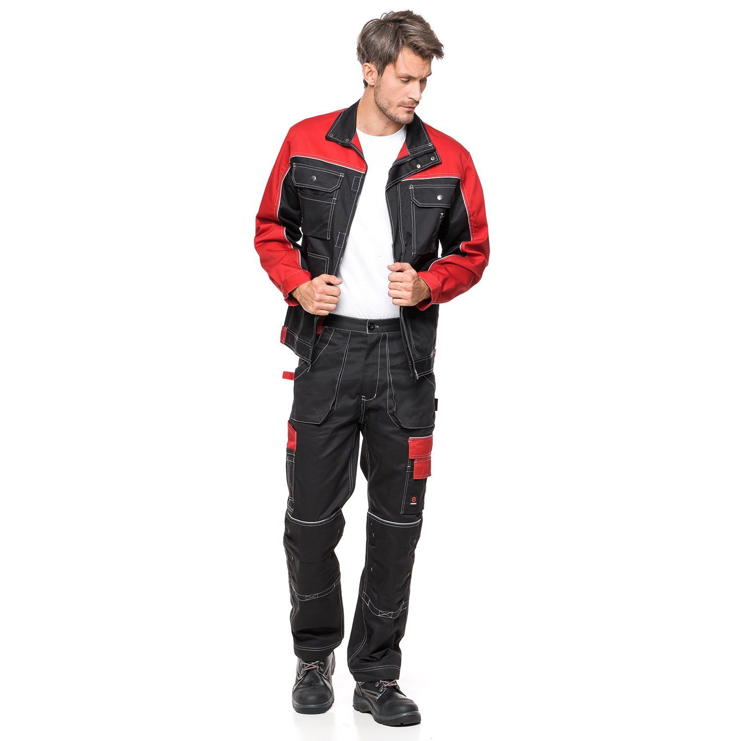 Avacore Arbeitshose Helios Canvas Gewebe-Material; Zwei- & Dreifachnähte; Wasserdichte Cordura-Verstärkung