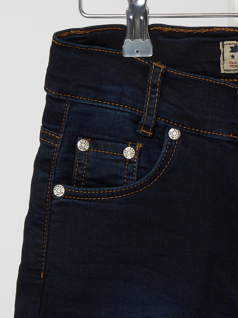 Stone Washed Skinny Fit Jeans in jeans