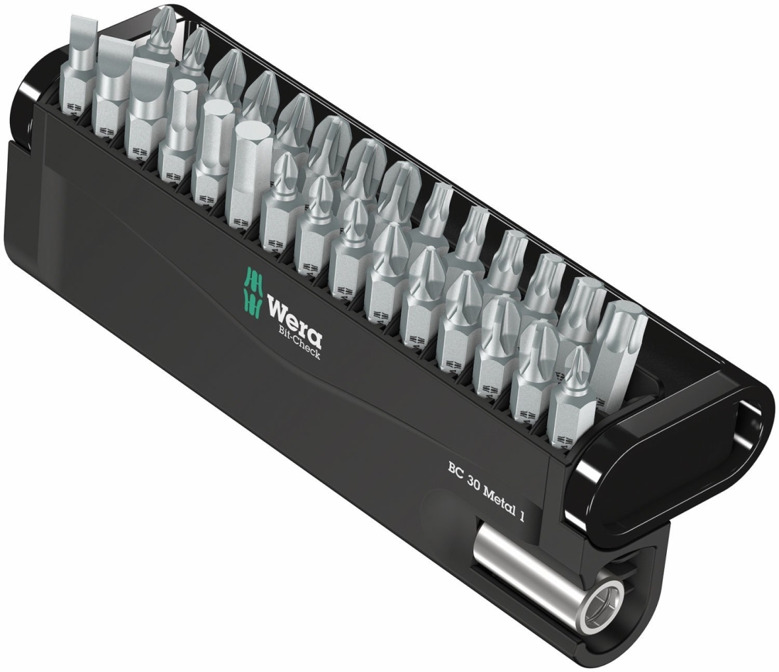 Wera 05057434001 Bit-Check 30 Metallo 1, 30 pezzi