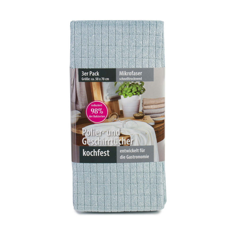 Geschirrtücher aqua 3er Pack
