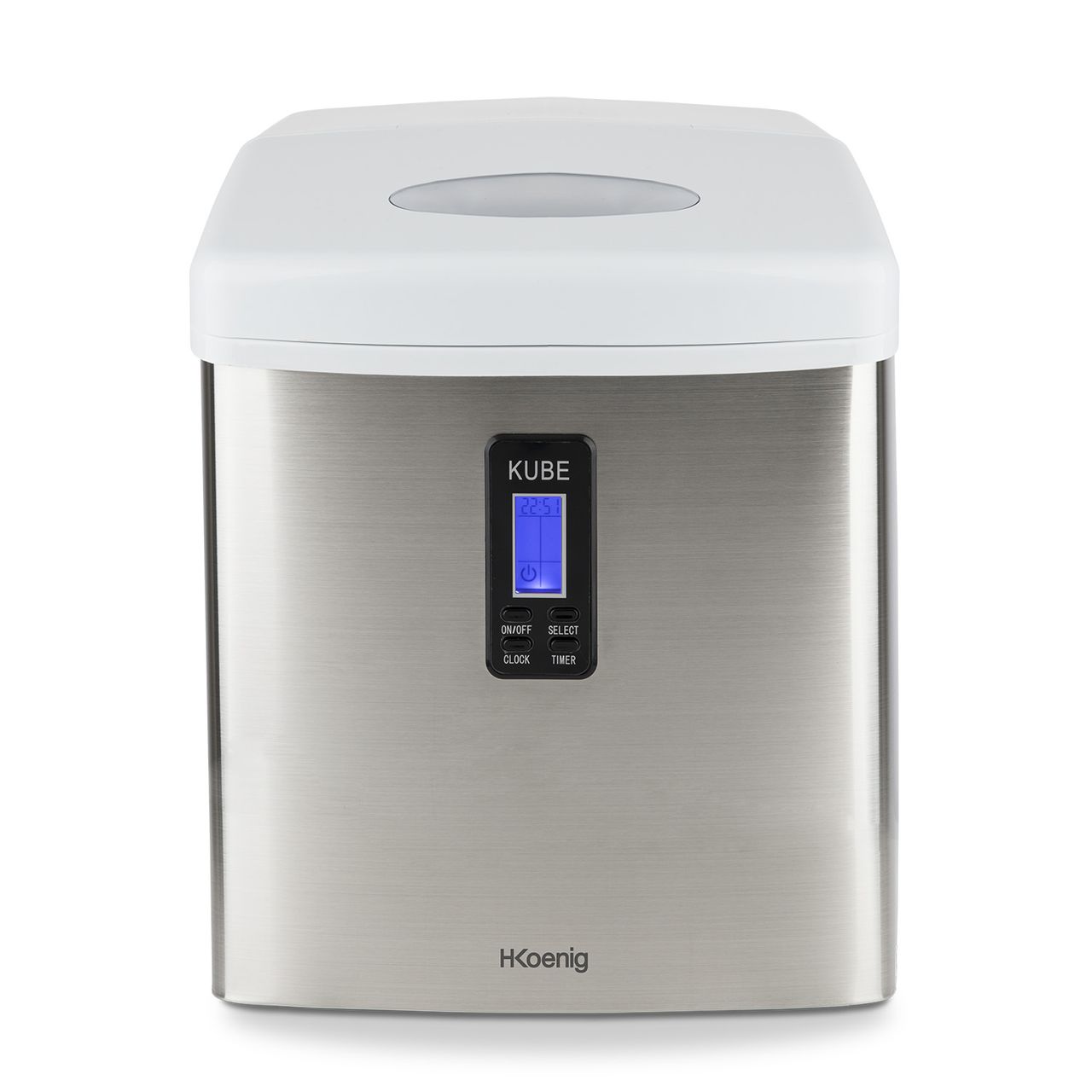 H.Koenig Eiswürfelmaschine KB15, silber