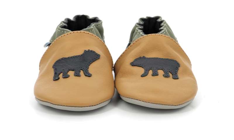 Chaussons cuir Only Bear Plg