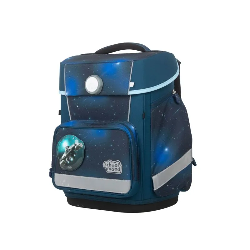 School Mood Champion Maxx 7-teiliges Schulranzen-Set - Moritz (Weltall)