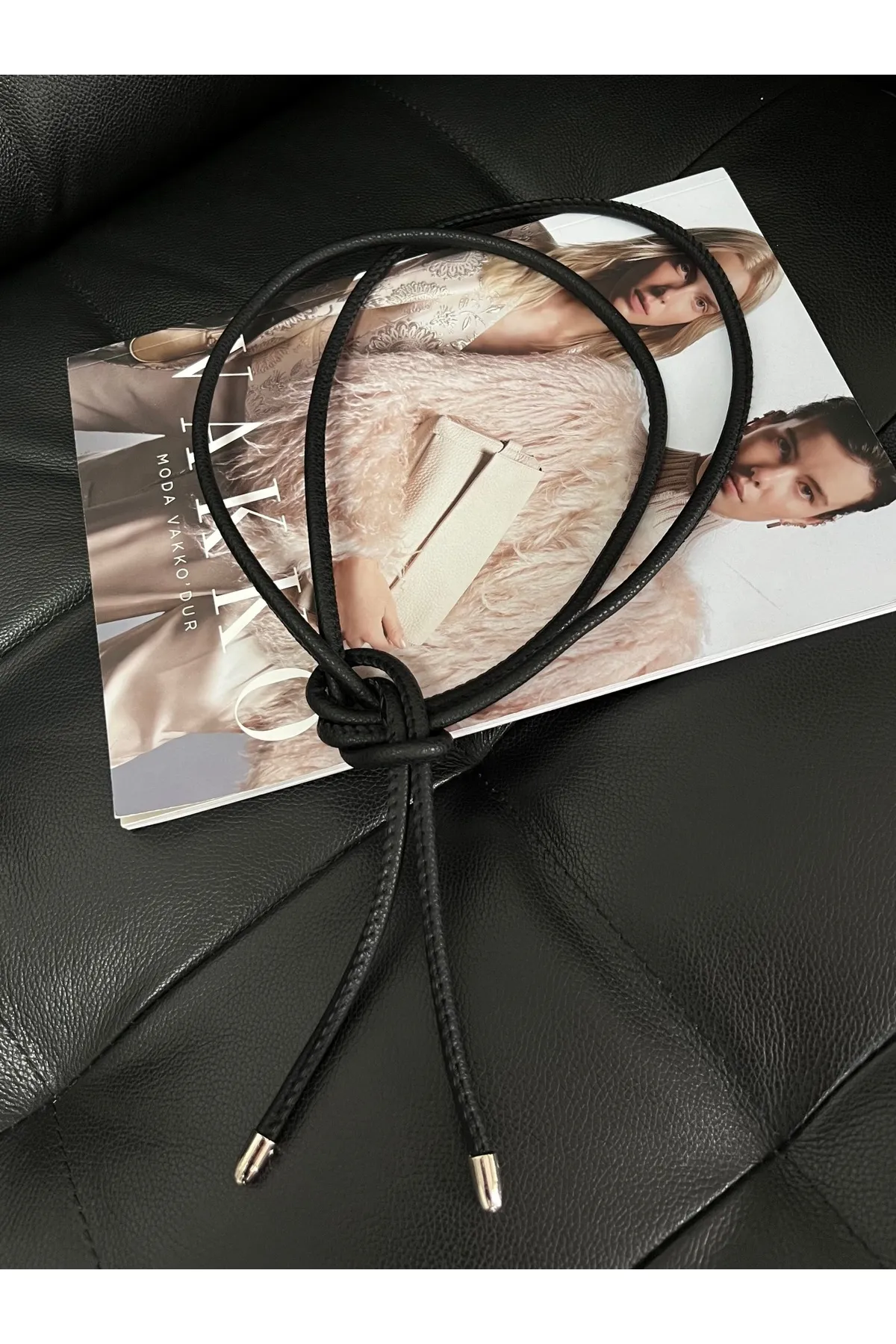 Fiori  Kordelgürtel mit Knotendetail, Kleidergürtel, Jackengürtel, Hemdgürtel