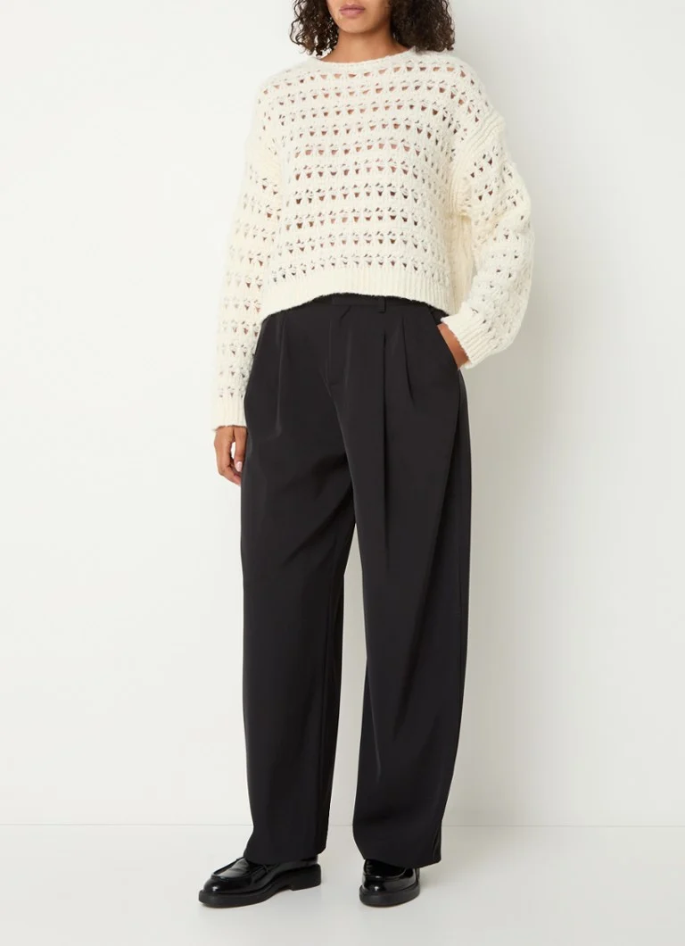 DRYKORN Imeny fine-knit sweater in alpaca wool blend