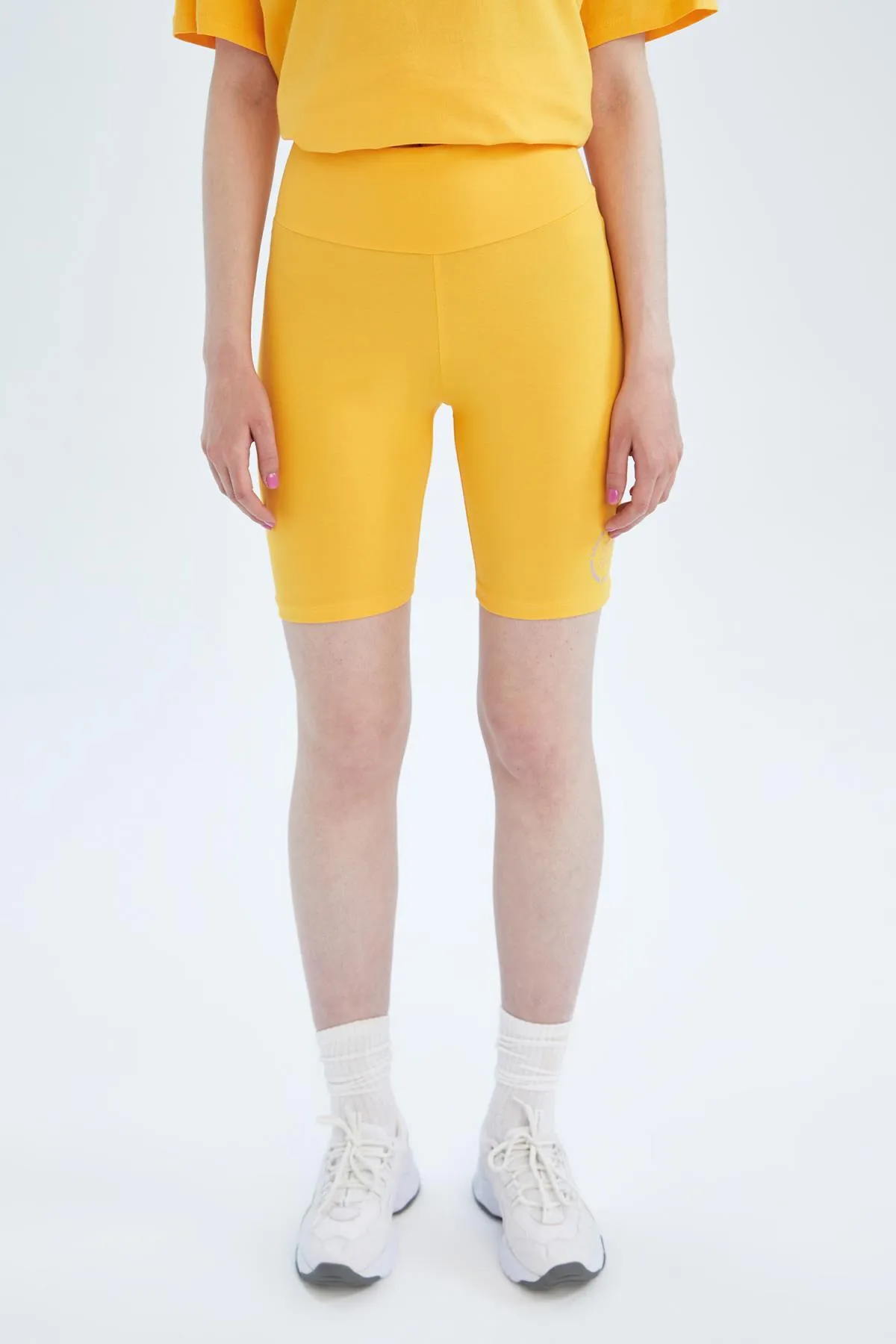 DeFacto  Flexible Sport-Strumpfhose aus Baumwolle mit Fahrrad-Aufdruck - T9034az22sm