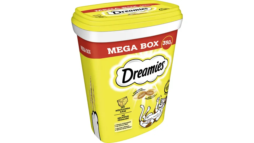 DREAMIES™ Katzenleckerli mit köstlichem Käse Mega Box 350 g