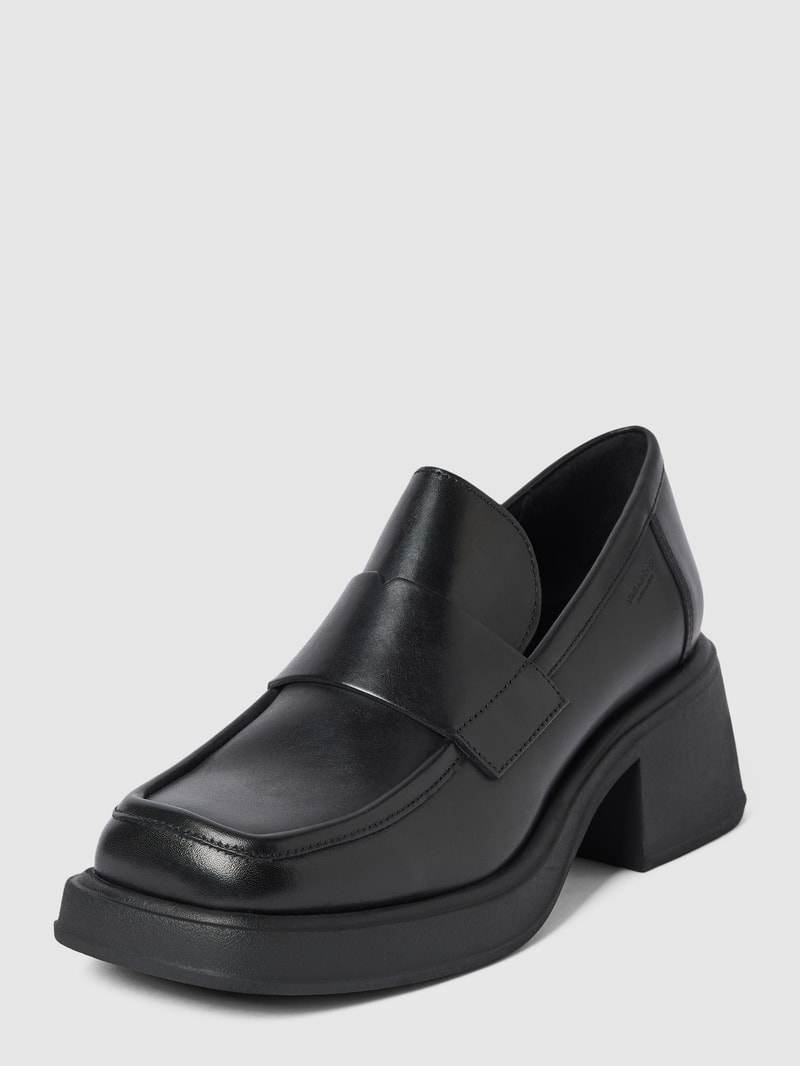 Loafer aus echtem Leder Modell 'DORAH' in schwarz