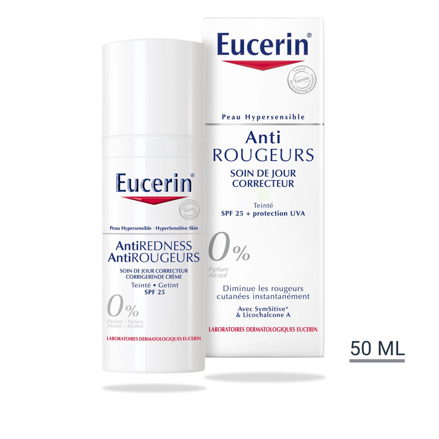 Eucerin AntiRougeurs SPF25+ Soin De Jour Correcteur Teinté