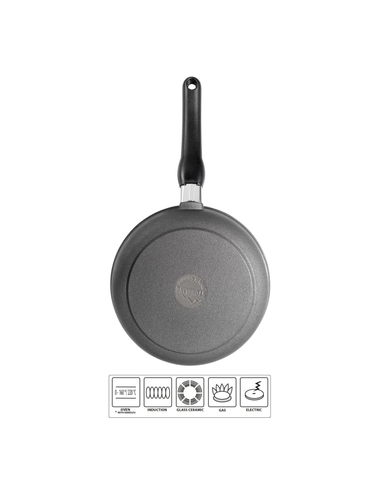 Stoneline Bratpfanne 24 cm mit abnehmbarem Griff | ohne Deckel in Grau günstig kaufen Ø 24cm