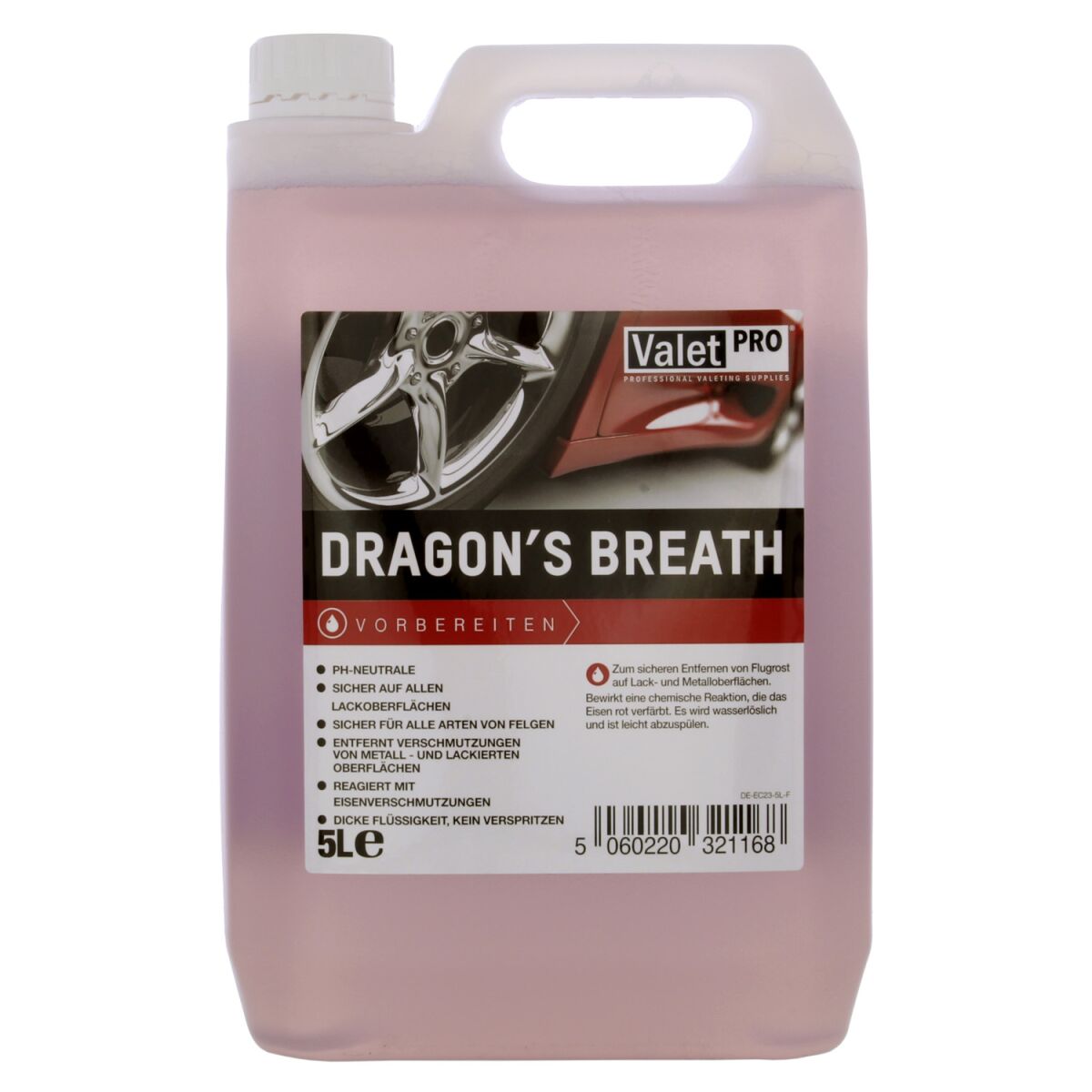ValetPRO Dragons Breath Flugrostentferner 5L