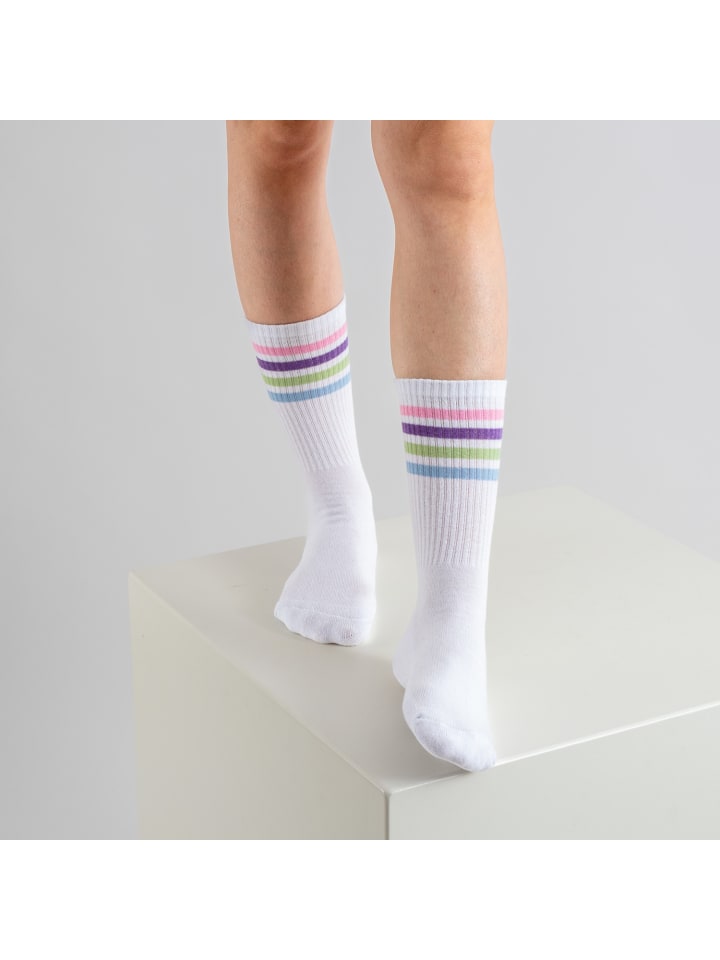 Occulto 6er Pack Retro Tennis Socken Steffi in 80s günstig kaufen