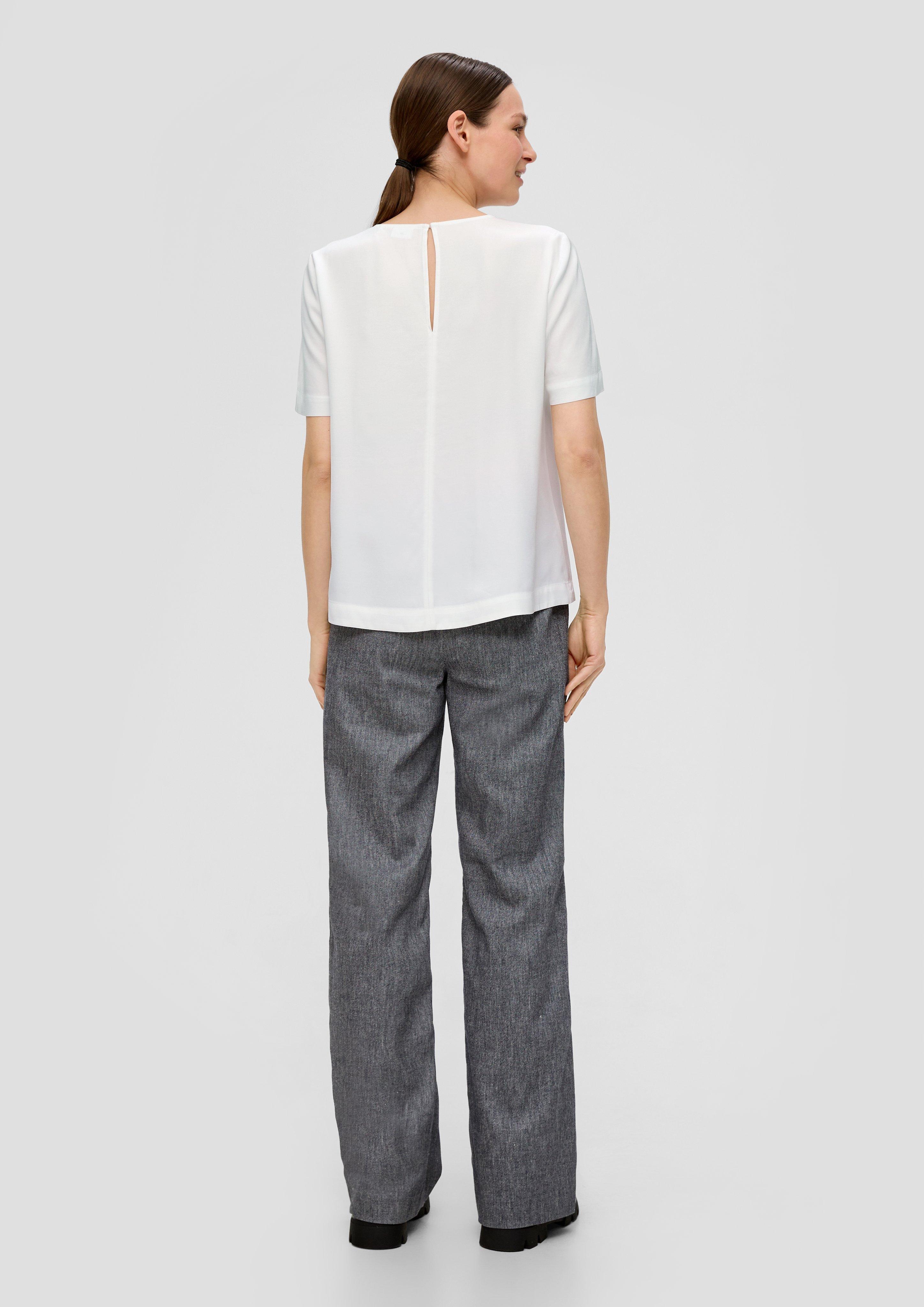Bluse aus schimmerndem Viskosetwill  2142726-0200