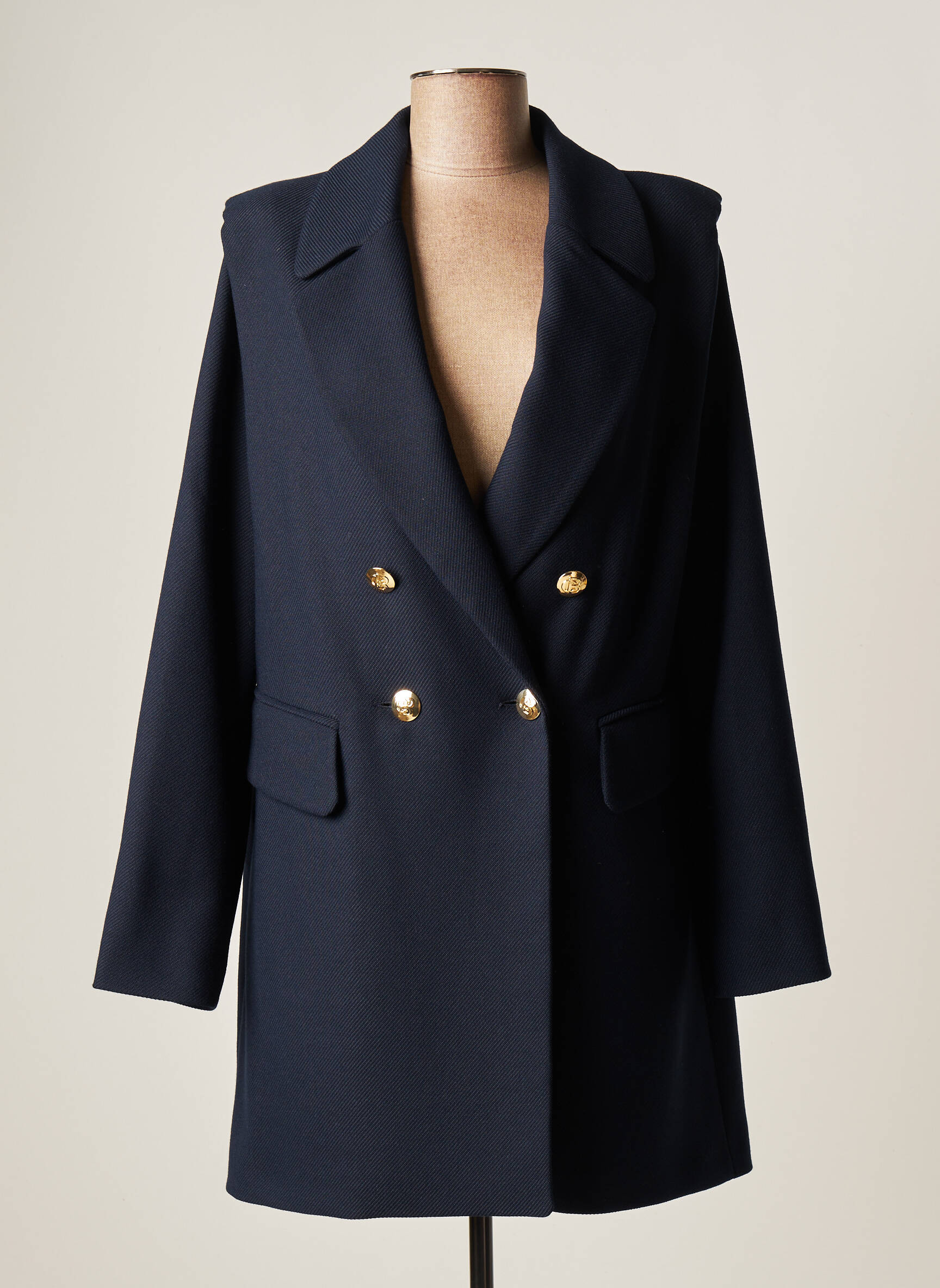 Caroline Biss Manteaux Longs Femme couleur bleu
