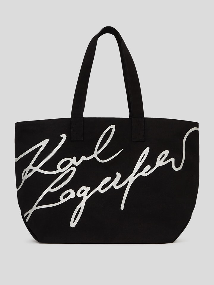 Karl Lagerfeld Shopper in Schwarz günstig kaufen onesize