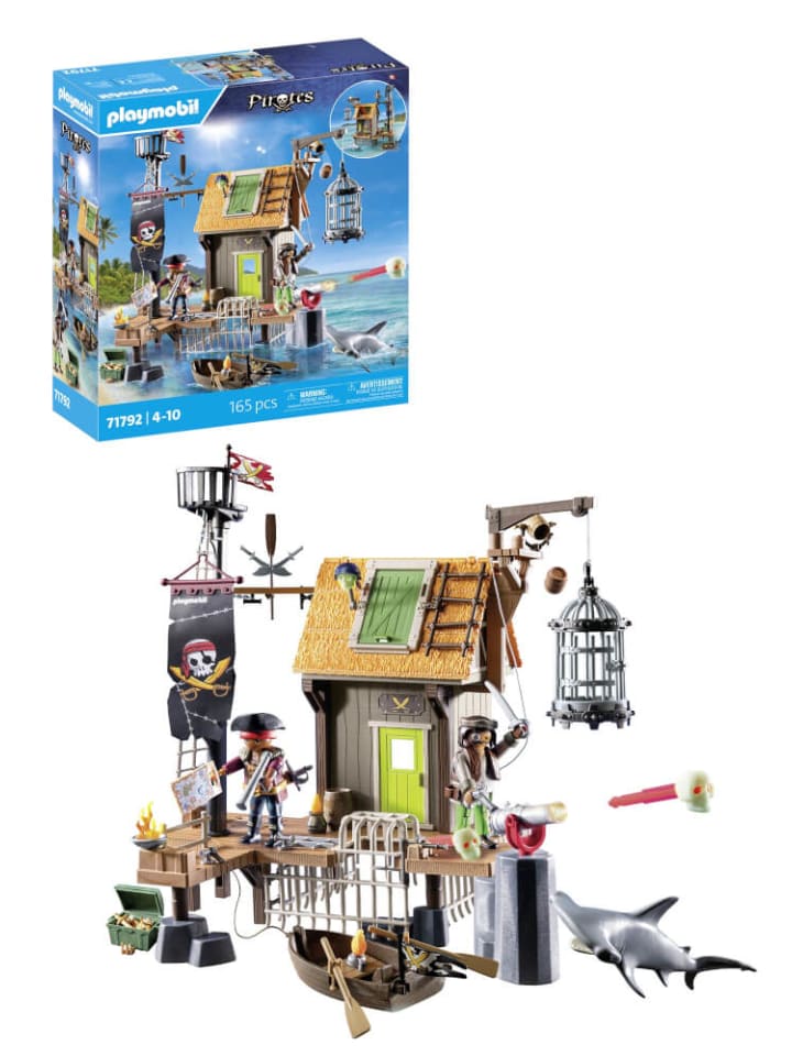 Playmobil Spielfiguren Set Piratenhafen mit Seeräuber-Gefängnis, 4-10 Jahre günstig kaufen onesize