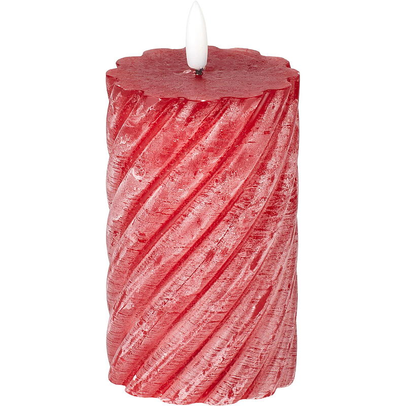 Vie Selected Kubbelys 12 cm ø 7,6 cm LED timer spiral rød