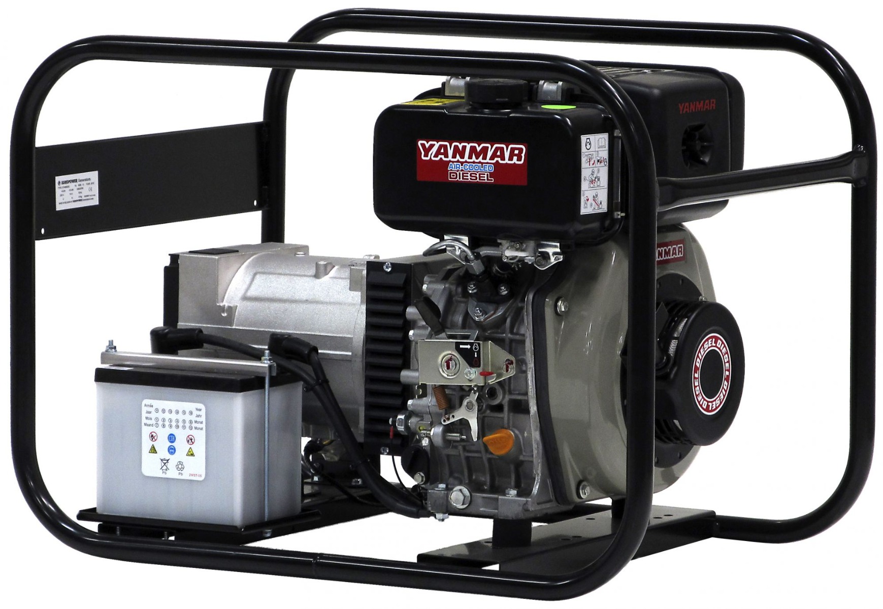 Europower 953010401 EP4000DE Dieselgenerator 4000 Watt