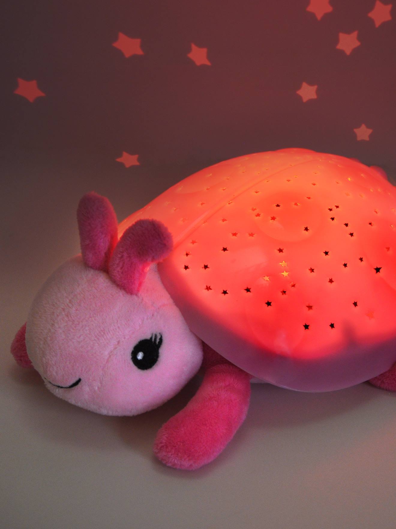 Veilleuse projecteur d’étoiles CLOUD B Twilight turtle (tortue bleue)