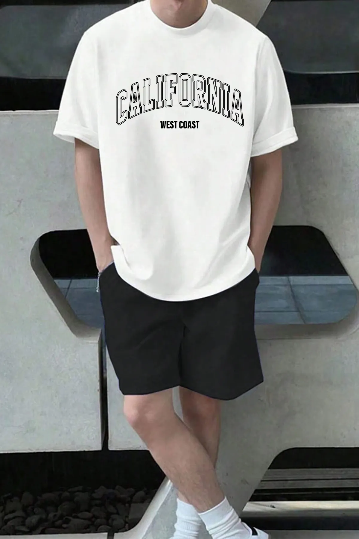 uyguntarz  Shorts-Set mit California-Print, Unisex